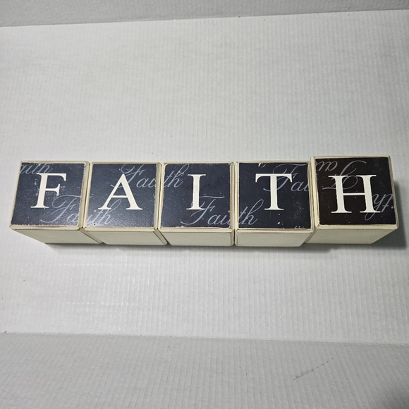 Rustic Faith Blocks - Picture 5 of 12